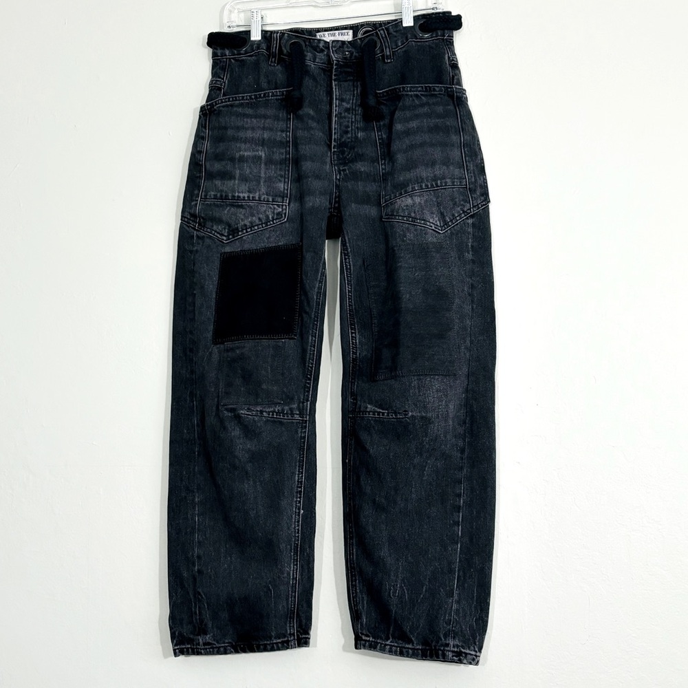 We The Free Moxie pull-on barrel jeans 25